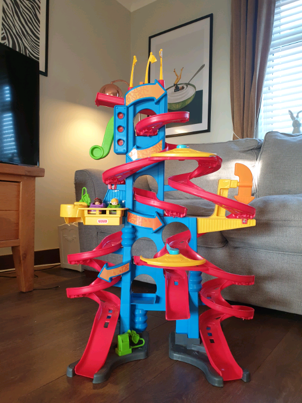 fisher price race car tower